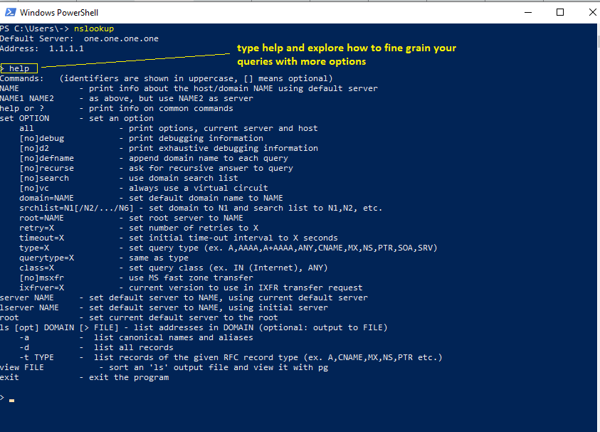 nslookup with powershell.png